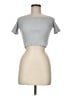 Aerie Silver Short Sleeve Turtleneck Size M - photo 1