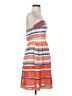 C. Luce 100% Polyester Stripes Orange Casual Dress Size S - photo 4