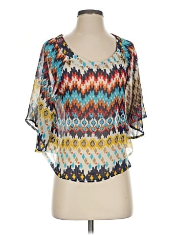 About A Girl Short Sleeve Blouse (view 1)