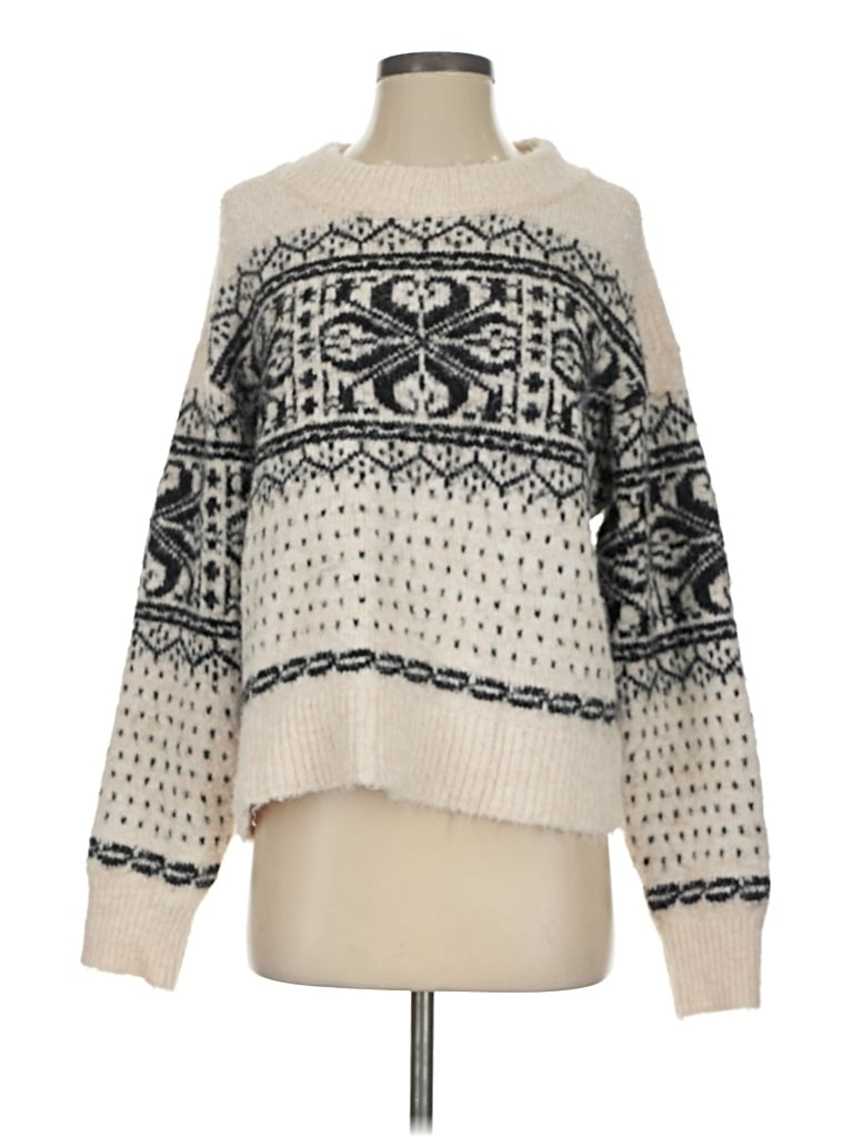 Pre-owned Universal Thread Pullover Sweater In Ivory