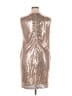 Nina Leonard 100% Polyester Metallic Gold Cocktail Dress Size XL - photo 2