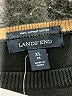 Lands' End 100% Supima Cotton Black Pullover Sweater Size XL - photo 7