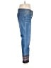 Monroe and Main Chevron-herringbone Blue Jeans Size 10 - photo 4