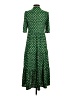 Max Studio Floral Green Casual Dress Size S - photo 2