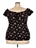 Torrid Black Short Sleeve Top Size 3X (3) - photo 1