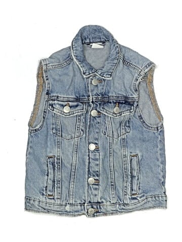 Zara Denim Vest (view 1)