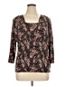 East5th Black 3/4 Sleeve Blouse Size XL - photo 1
