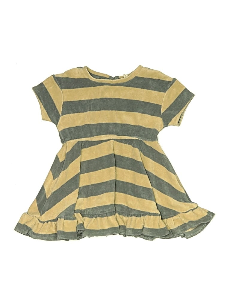 Pre-owned Quincy Mae Kids' Dress In Yellow