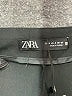 Zara Solid Black Shorts Size S - photo 3