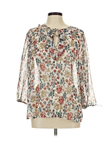 Collective Concepts 3/4 Sleeve Blouse (view 1)