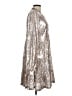 Crown & Ivy Metallic Silver Cocktail Dress Size M - photo 4