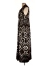 Chico's Print Black Casual Dress Size Lg (2) - photo 5