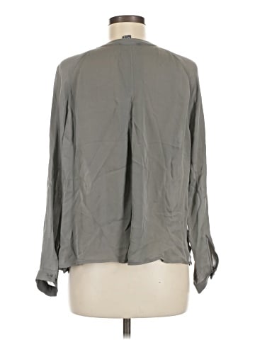 Vince. Long Sleeve Silk Top (view 2)