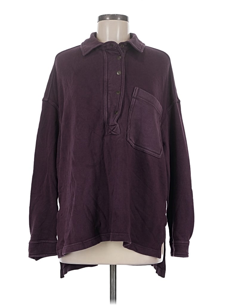 Pre-owned Aerie Pullover Sweater In Purple