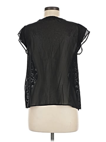 Zara W&B Collection Short Sleeve Blouse (view 2)