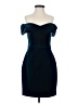 Nicholas Solid Blue Cocktail Dress Size 4 - photo 1
