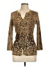 Berek Animal Print Gold 3/4 Sleeve Blouse Size L - photo 1