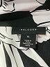 Halogen 100% Polyester Floral Black Long Sleeve Blouse Size M - photo 7