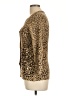 Berek Animal Print Gold 3/4 Sleeve Blouse Size L - photo 5