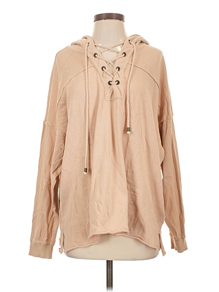 Pre-owned Aerie Raincoat In Tan