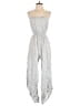 Japna 100% Rayon Hearts Gray Jumpsuit Size S - photo 1