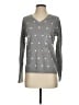 Tommy Hilfiger 100% Cotton Polka Dots Gray Pullover Sweater Size XS - photo 1