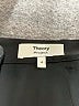 Theory Solid Black Wool Skirt Size 4 - photo 4