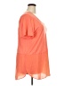 PREMISE Orange Short Sleeve Top Size XXL - photo 4