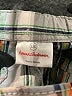 Hanna Andersson 100% Cotton Plaid Green Cargo Shorts Size 6 - 7 - photo 3