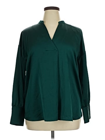 Ann Taylor Factory Long Sleeve Blouse (view 1)