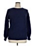 Merokeety Solid Blue Pullover Sweater Size XL - photo 1