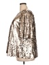 Boden 100% Polyester Metallic Silver 3/4 Sleeve Blouse Size 18 - photo 5