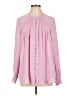 Torrid 100% Polyester Pink Long Sleeve Blouse Size Lg Plus (0) - photo 1