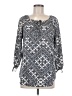 Faded Glory Gray Long Sleeve Blouse Size M - photo 1