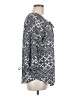 Faded Glory Gray Long Sleeve Blouse Size M - photo 4