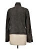 Theory 100% Leather Gray Leather Jacket Size 8 - photo 2