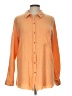 Natural Reflections 100% Cotton Color Block Orange Long Sleeve Button-Down Shirt Size L - photo 1