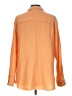Natural Reflections 100% Cotton Color Block Orange Long Sleeve Button-Down Shirt Size L - photo 2
