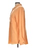 Natural Reflections 100% Cotton Color Block Orange Long Sleeve Button-Down Shirt Size L - photo 5