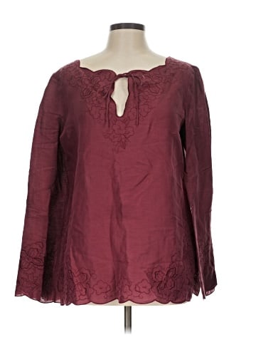 Linda Allard Ellen Tracy Long Sleeve Blouse (view 1)