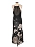 Soma 100% Silk Black Cocktail Dress Size L - photo 2