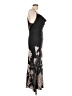Soma 100% Silk Black Cocktail Dress Size L - photo 4