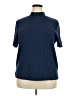 Studio Works 100% Polyester Blue Short Sleeve Turtleneck Size 2X - photo 1