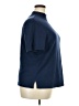 Studio Works 100% Polyester Blue Short Sleeve Turtleneck Size 2X - photo 4