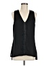 SW3 Bespoke 100% Polyester Black Sleeveless Blouse Size M - photo 1