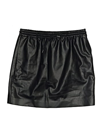 Theory Faux Leather Skirt (view 1)