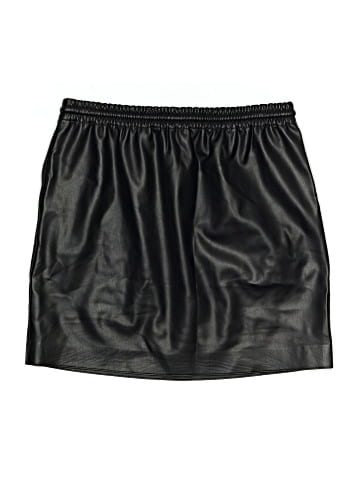Theory Faux Leather Skirt (view 2)