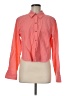 Universal Thread Color Block Orange Long Sleeve Button-Down Shirt Size M - photo 1