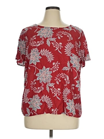 Croft & Barrow Short Sleeve Blouse (view 1)