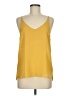 Stella Luce 100% Polyester Yellow Sleeveless Top Size M - photo 1